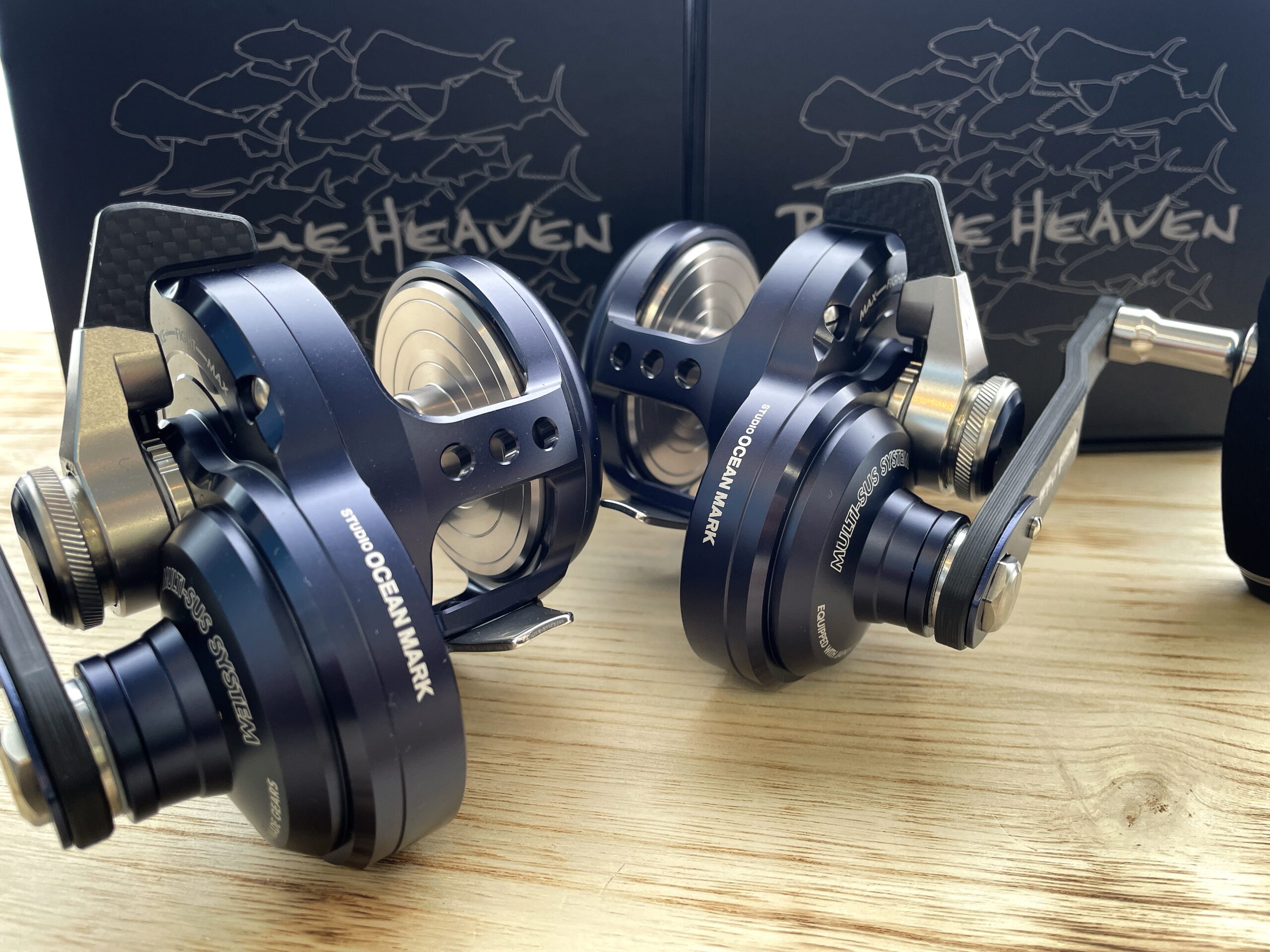 STUDIO OCEAN MARK Jigging Hi-Speed Lefthanded Reel 2024 BLUE HEAVEN L50Hi/L