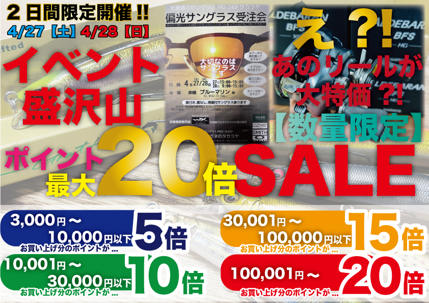 現行リール大特価,ポイント最大20倍,サングラス受注】あのリールが激安  