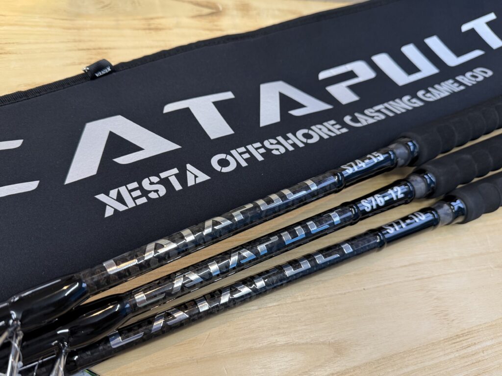 XESTA 最新オフショア キャスティングロッド「NEW CATAPULT」登場。飛