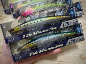 磁力で瞬時に重心復帰！MLS初搭載】Tide Minnow Slim 178F新入荷
